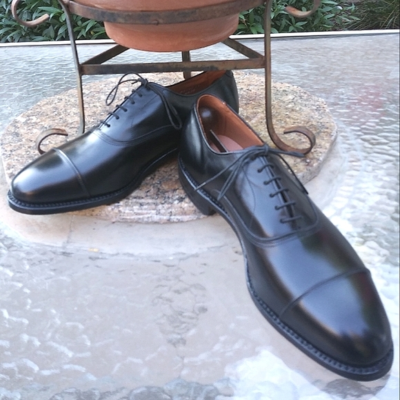 🆕 !!!!SOLD!!!! Allen Edmonds Black Cap Toe Oxford - Picture 5 of 13